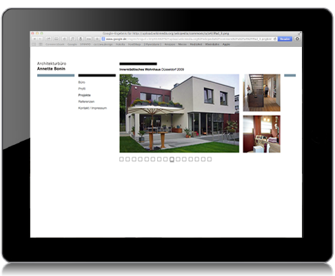 Architekturbüro Bonin Website